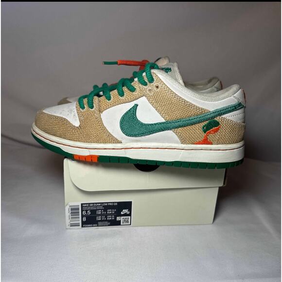 Size 6.5 - Nike Jarritos x Nike Dunk Low SB Men's Shoes - Picture 8 of 10